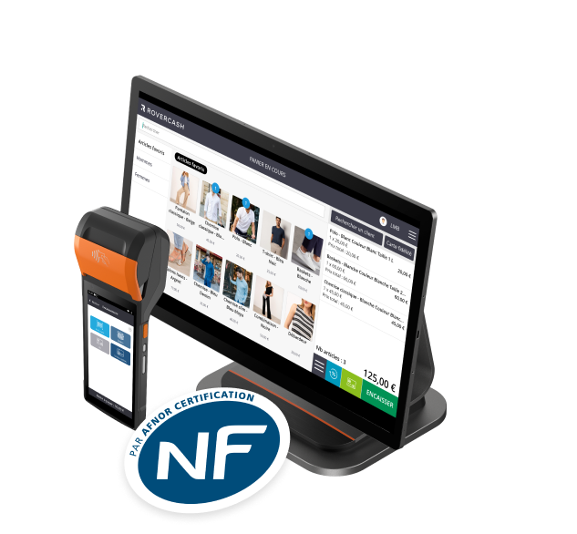 Logiciel de caisse RoverCash certifié NF525