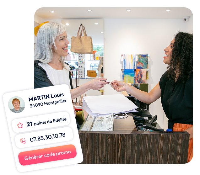 Fidélisation client avec le logiciel de caisse RoverCash