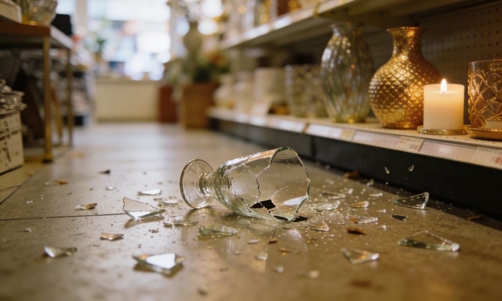 Démarque connue avec casse en magasin